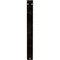 Ekena Millwork Loera Wrought Iron Bracket, (Single center brace), Antiqued Warm Silver 1 1/2"W x 10"D x 12"H BKTM01X10X12SLOAWS - alternate 3